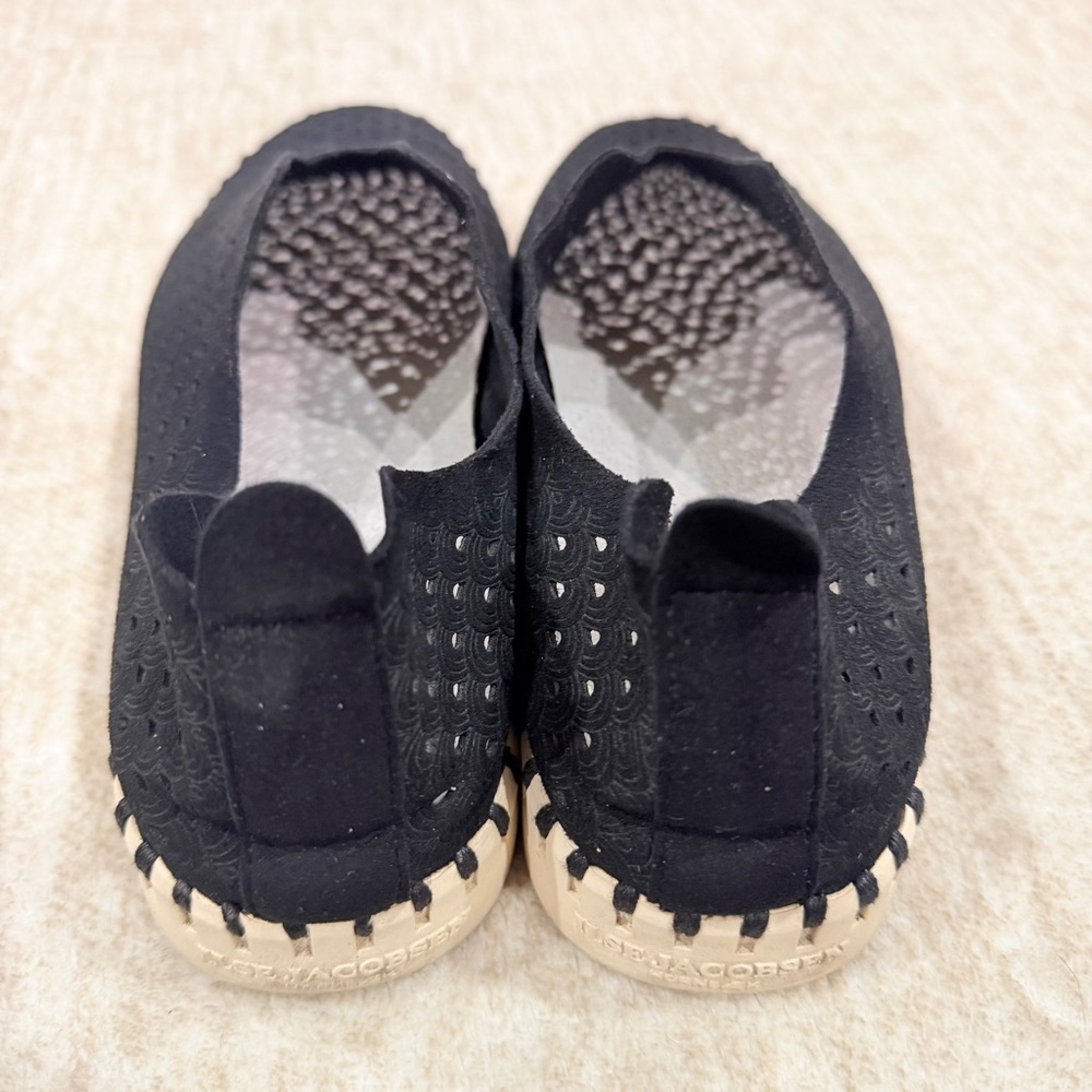 Ilse Jacobsen Black Perforated Tulip Confort Slip-On Flats Size 41 - Picture 4 of 8